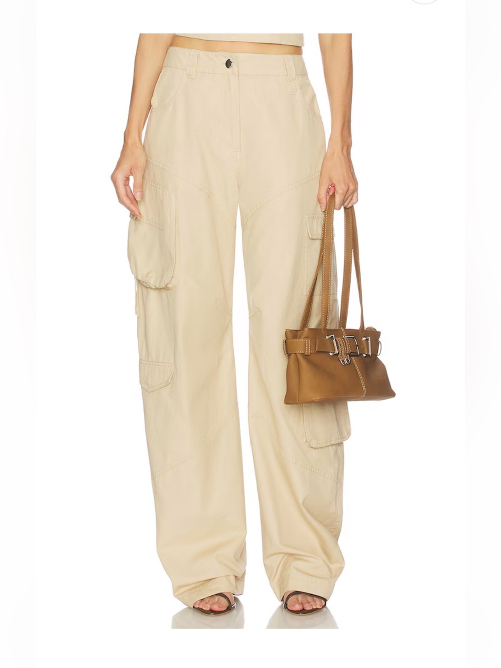 Camila Coelho Gigi Pant in Beige